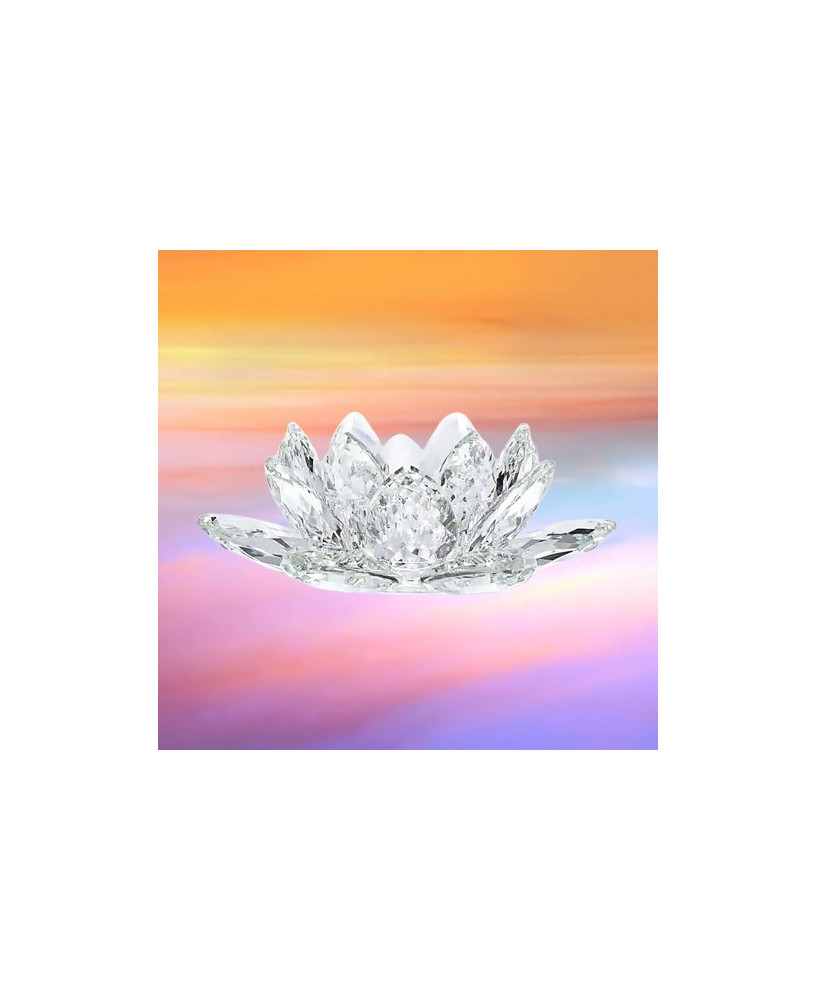 Candelario Flor de Loto de Cristal