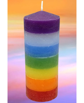Velón Liso 7 Chakras