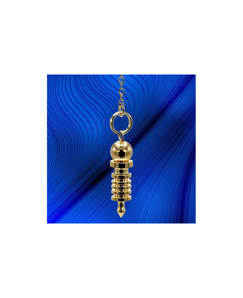 Mini Péndulo Isis, Latón Chapado Oro