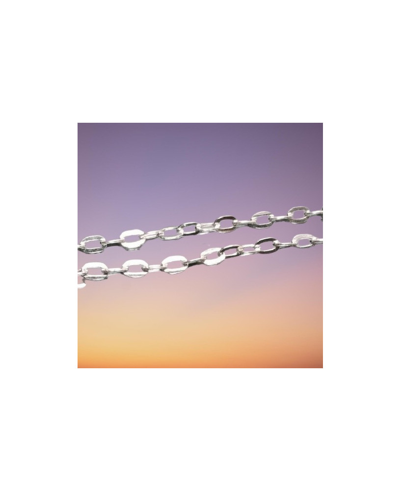 Cadena de Plata, Eslabón Cadeneta Pequeño, 60cm