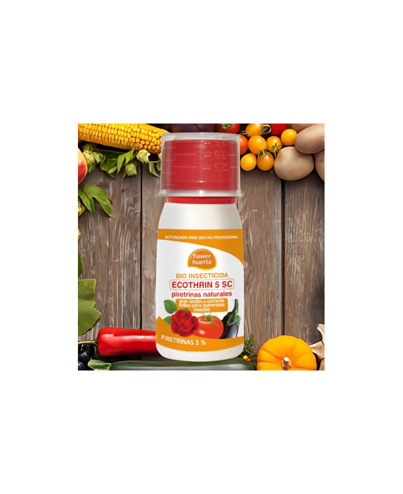 Bionsecticida de amplio espectro Ecothrin 5SC 50cc