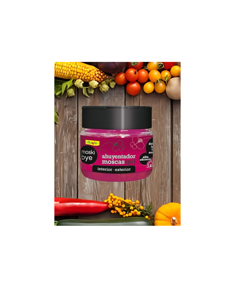 Gel repelente de moscas