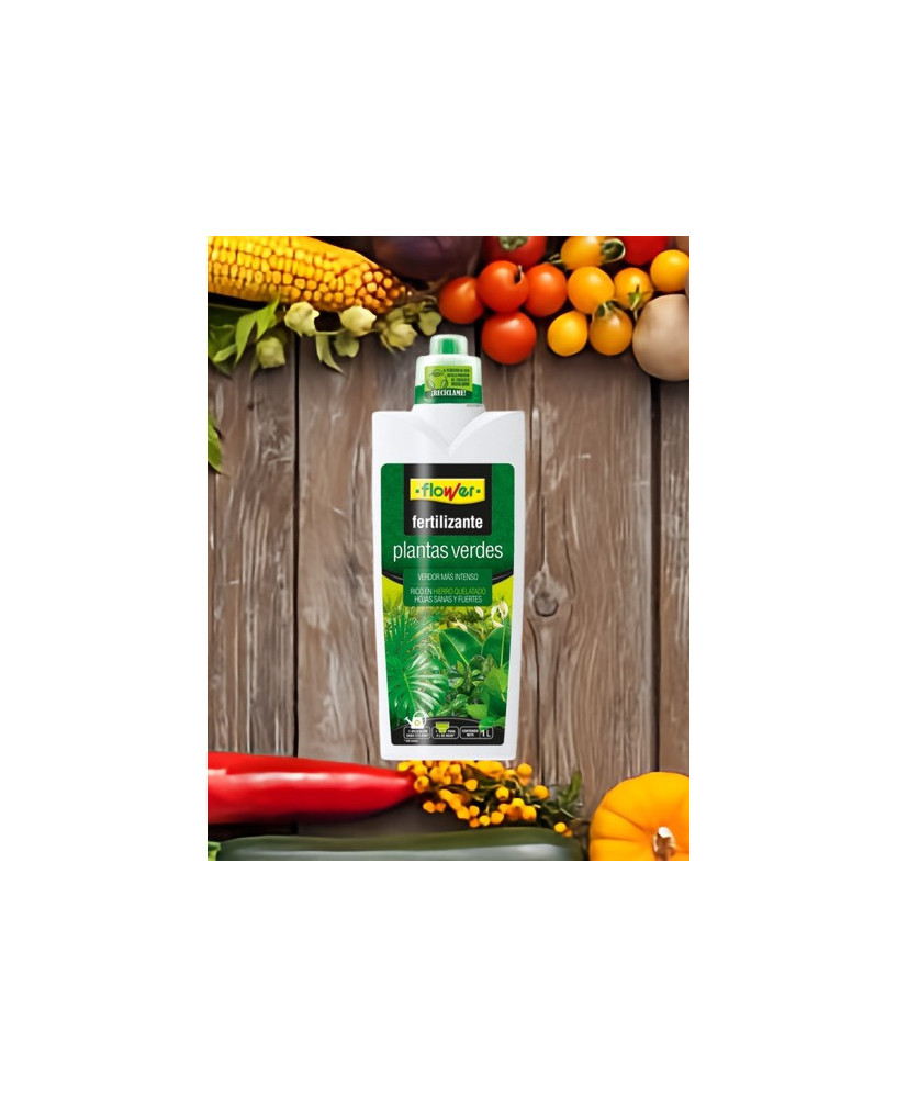Fertilizante plantas verdes
