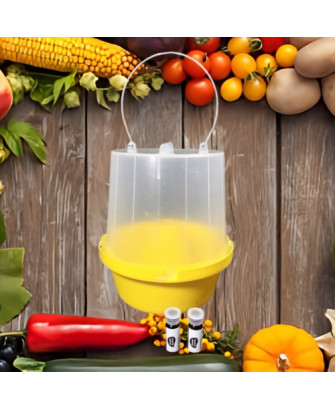 Trampa atrayente para mosca de la fruta y del olivo