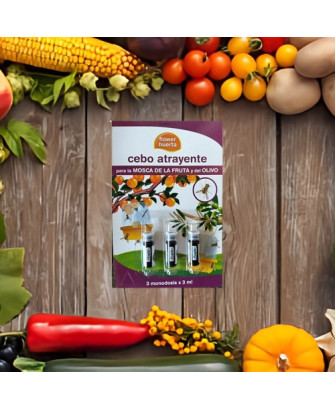 Cebo atrayente para mosca de la fruta y del olivo