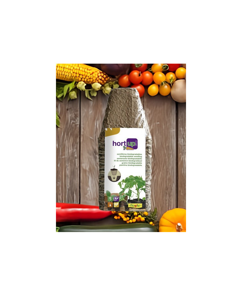 Semilleros biodegradables cuadrados