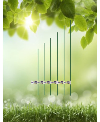 Tutor de acero plastificado 90 cm