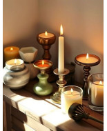 Velas, portavelas y apagavelas