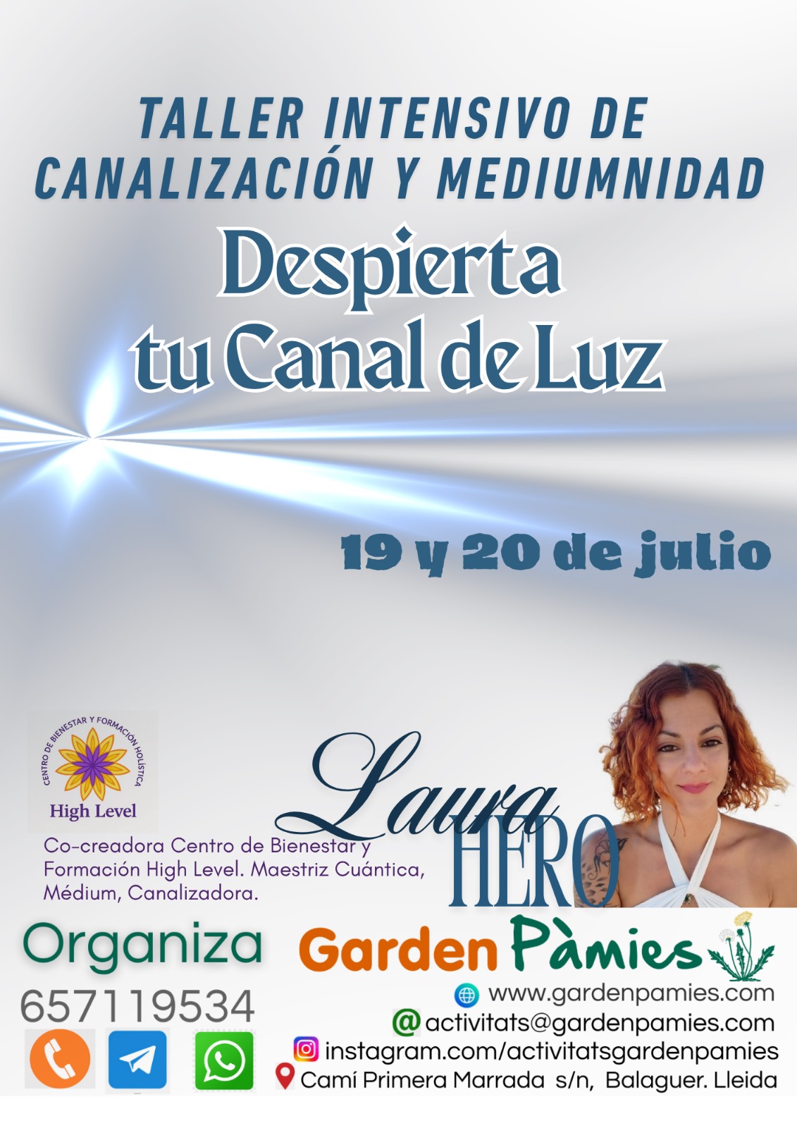 Taller Intensivo: Despierta Tu Canal de Luz y Conecta con lo Universal