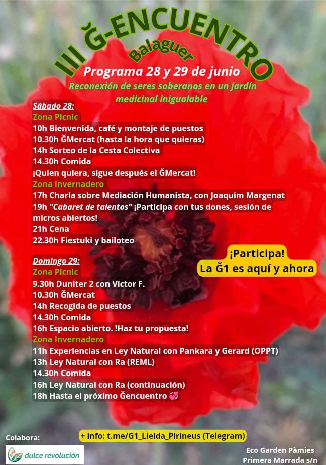 III G-ENCUENTRO Balaguer: Reconexión de Seres Soberanos