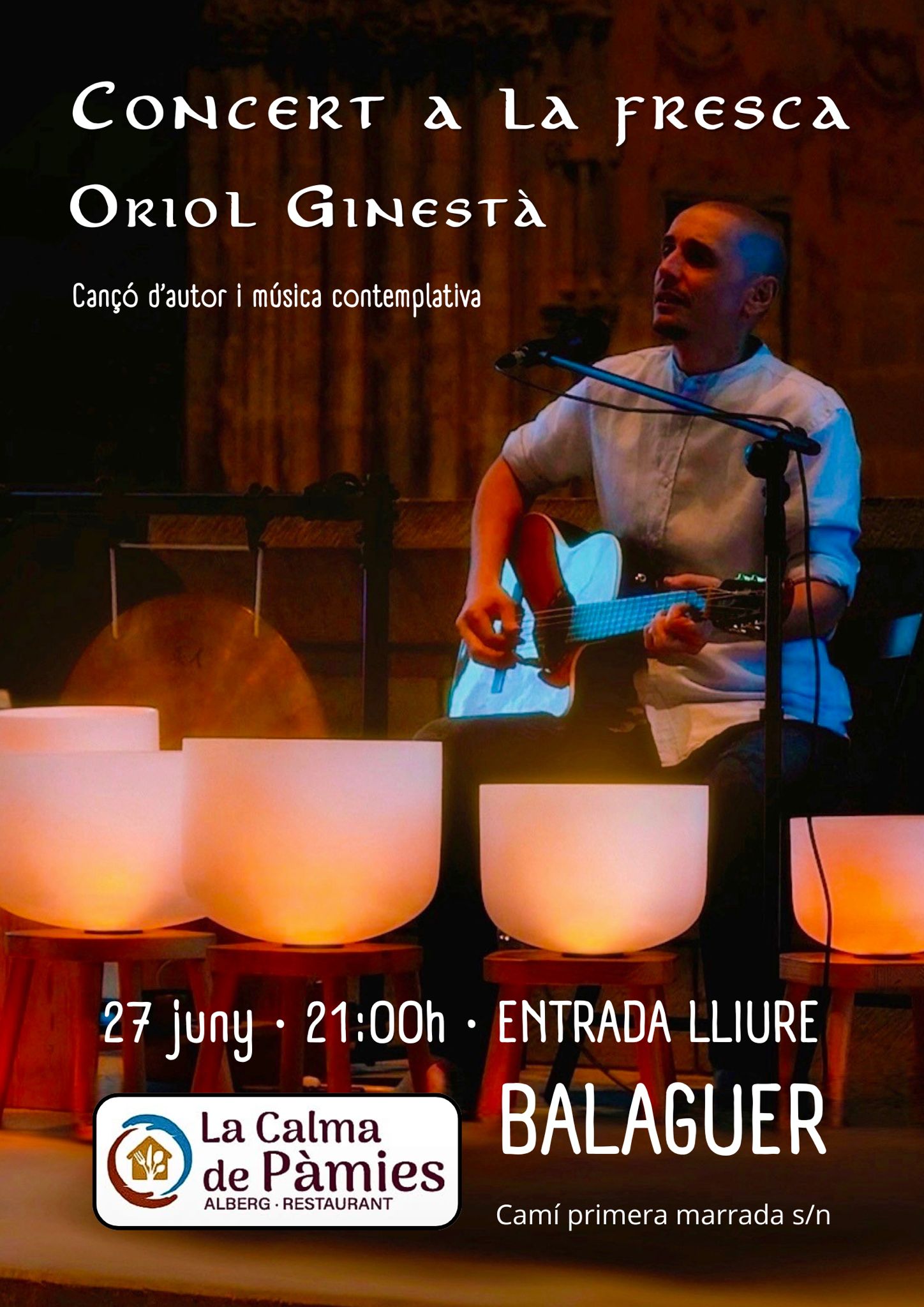 Concierto a la Fresca con Oriol Ginestà
