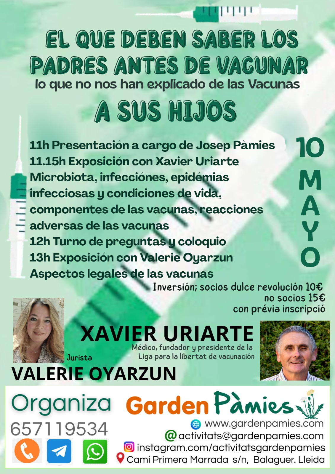 Lo que los padres deben saber antes de vacunar a sus hijos - Jornada informativa