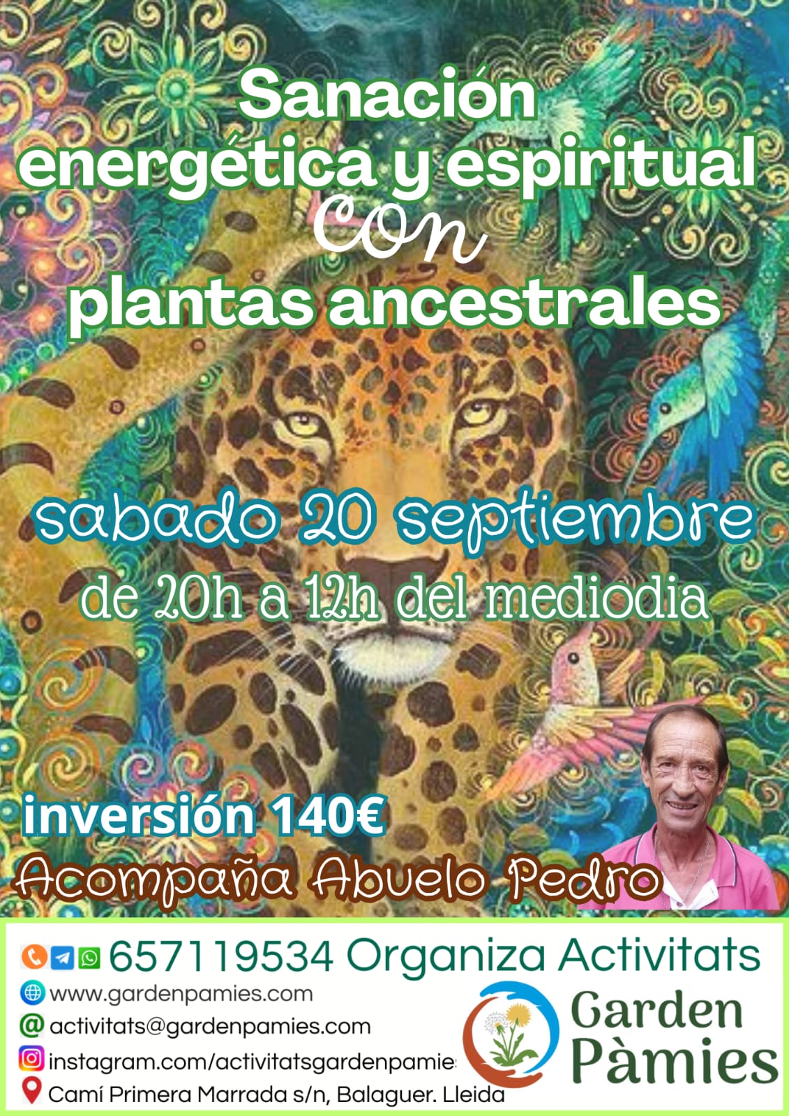 Sanación energetica y espiritual con plantas ancestrales. 20/09/2025