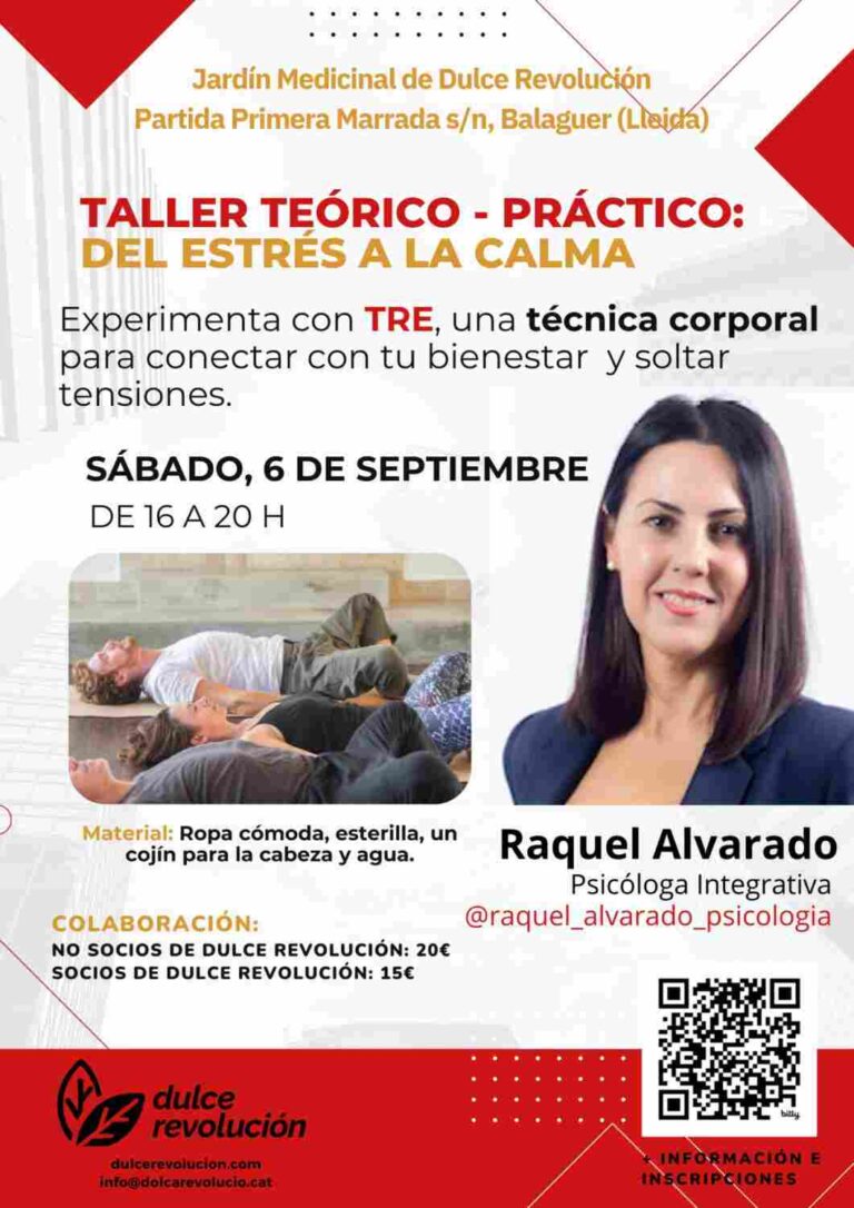Del estrés a la calma. Experimenta con TRE para conectar con tu bienestar.25/09/