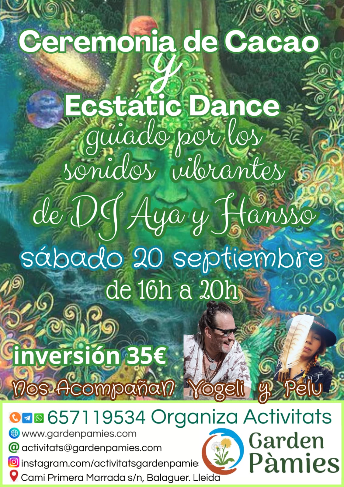 Ceremonia de Cacao y Estátic Dance 20/09/2025