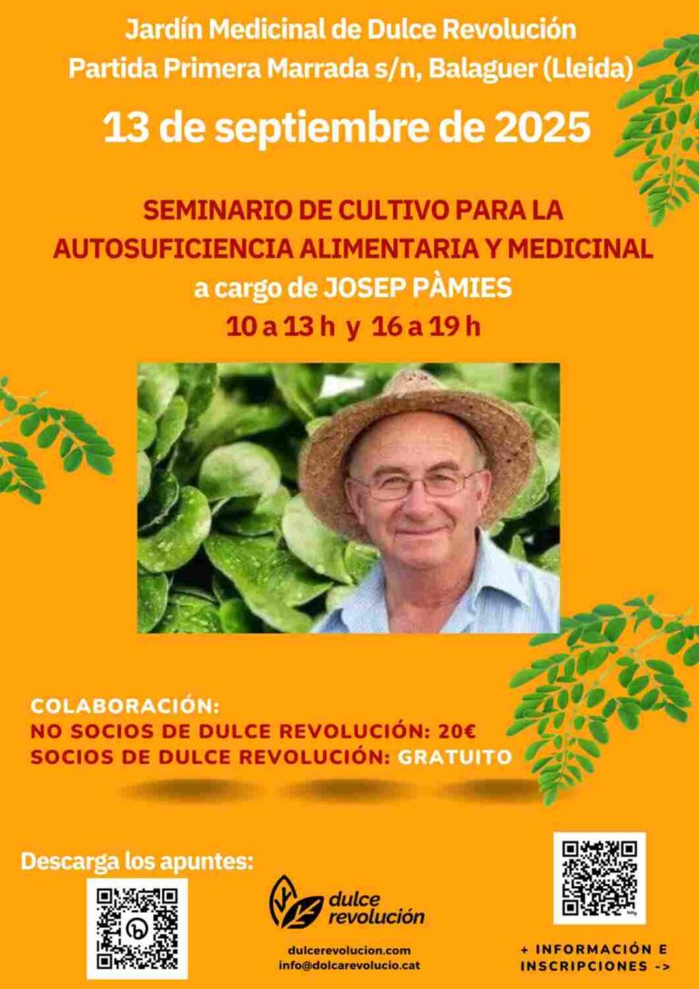 Seminario de cultivo para la autosuficiencia alimentaria y medicinal