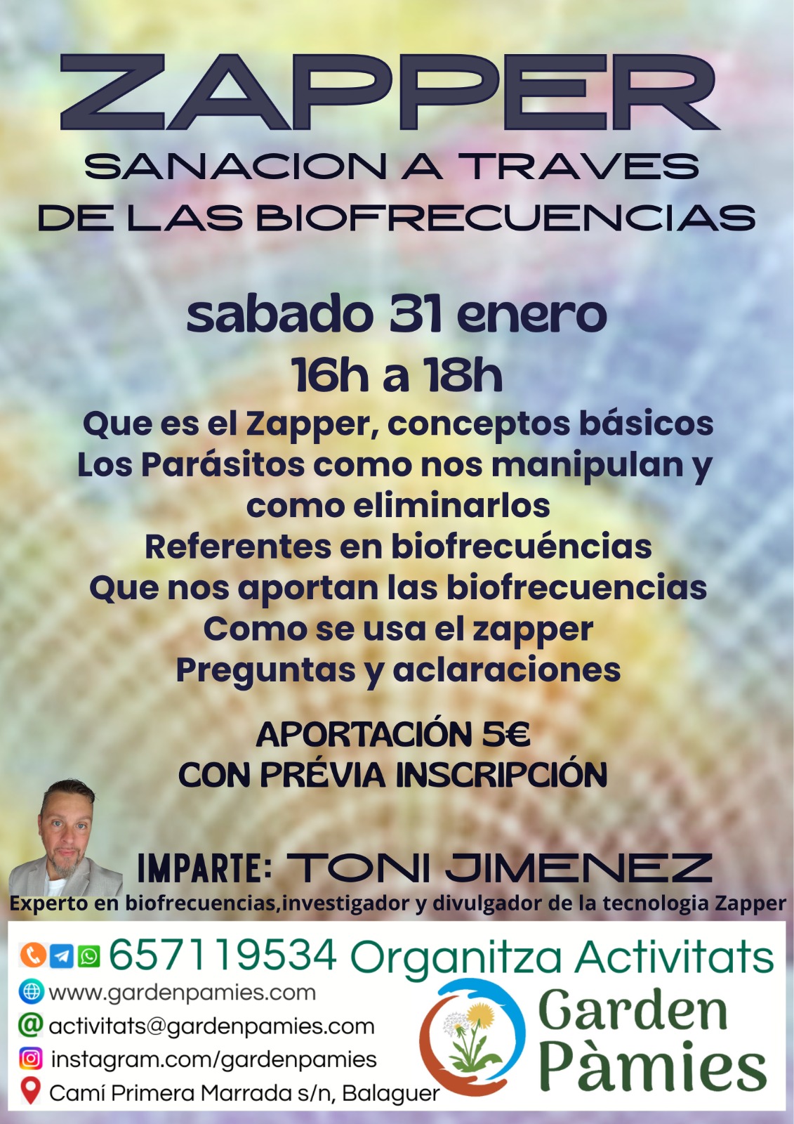 Zapper Sanación a Traves de las Biofrecuencias 31/1/2026
