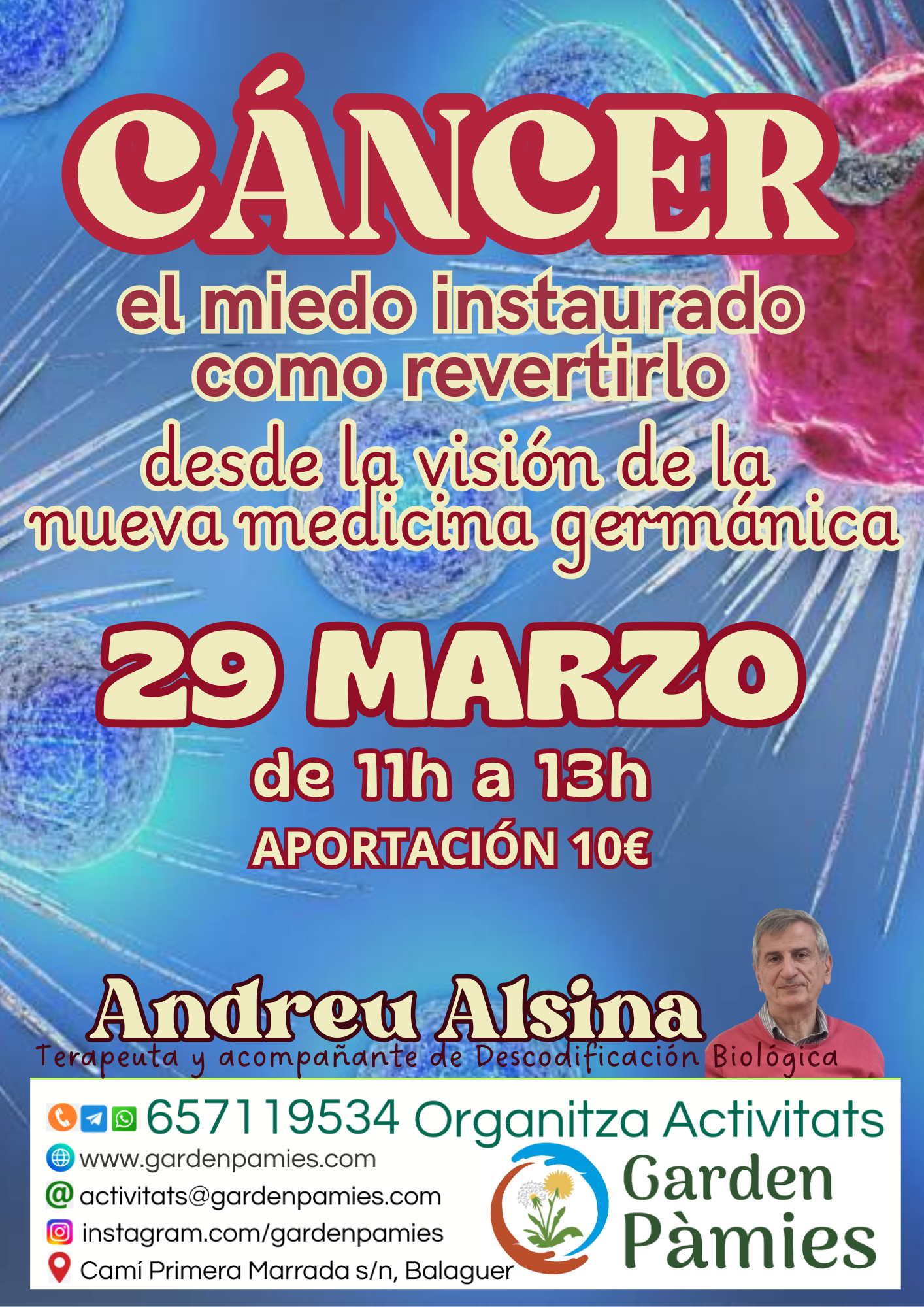 CÁNCER "El miedo instaurado, como revertirlo"