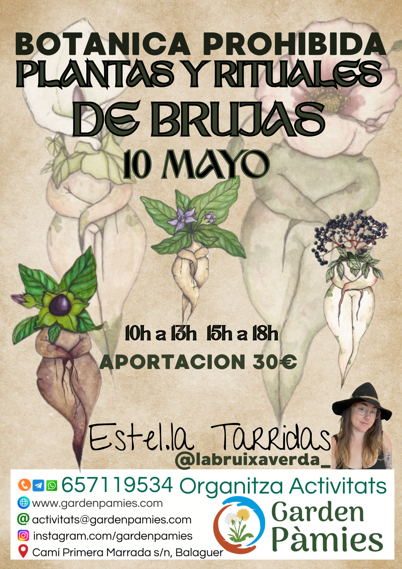 BOTANICA PROHIBIDA "Plantas y rituales de Brujas"
