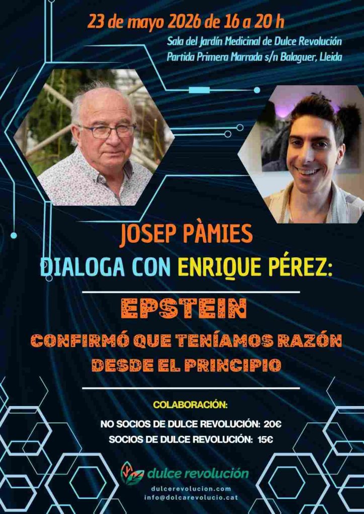 Josep Pàmies DIALOGA con Enrique Pérez Méndez. Epstein confirmó que teníamos razón desde el principio