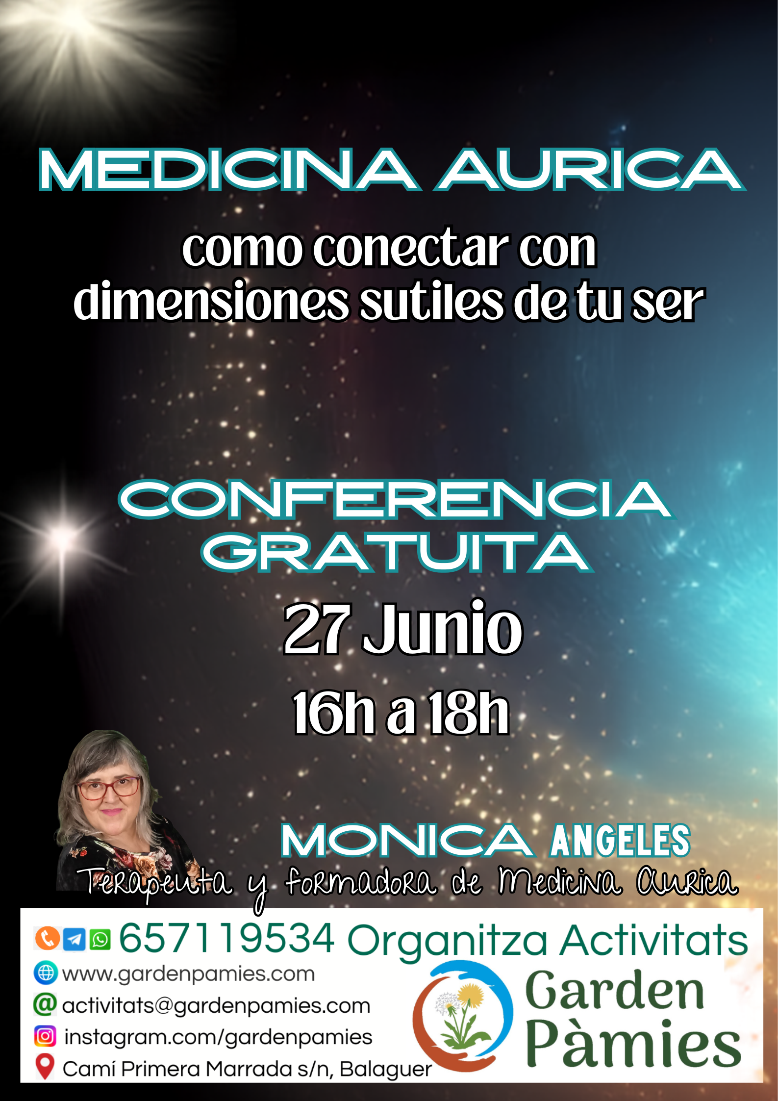 MEDICINA AURICA. Charla gratuita. Como conectar con dimensiones sutiles de tu ser